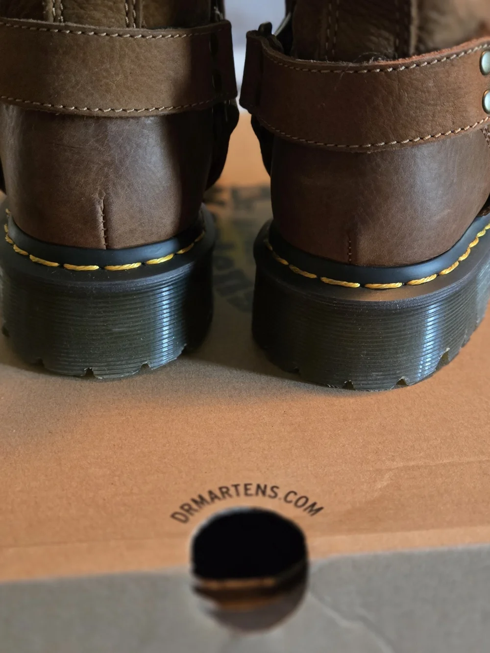 Dr. Martens Anistone Hi Boots - Brown - Picture 9 of 9